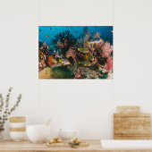 Korallenriff-Plakat Poster (Küche)