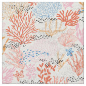 Korallenriff Stoff (Nahaufnahme)