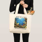 Korallenriff-Taschen-Tasche Jumbo Stoffbeutel (Vorderseite (Produkt))