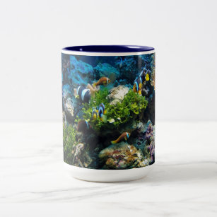 Korallenriff-Tasse Zweifarbige Tasse
