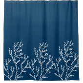 Korallenriff Thema Stilvoll Aquamarines Blaualgenm Duschvorhang (Vorderseite)