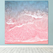 Korallenriff und Blue Beach Ocean and Seashore Leinwanddruck (Insitu (Holzboden))