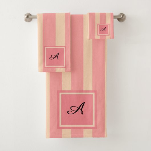 Korallenriff und Pfirsichblüte Badhandtuch Set (Insitu)