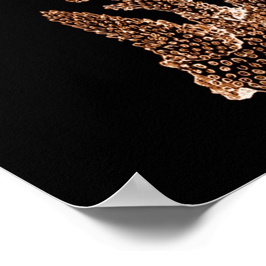 Korallenriff und Seeschifffahrt Poster (Ecke)