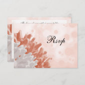Korallenriff und Weißes Riff RSVP Karte (Vorne/Hinten)