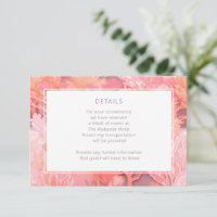 Korallenriff Vibranly Blush Rosa Details