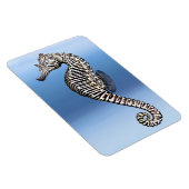 Korallenriff Zebra Sea Horse Premium Flexi Magnet (Rechte Seite)