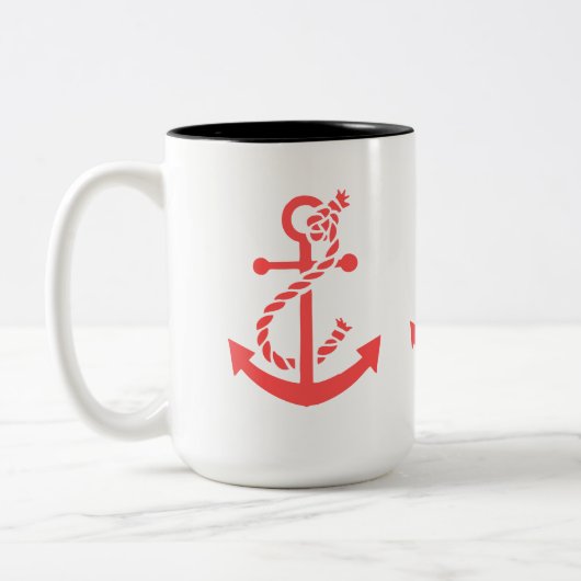 Korallenriff Zweifarbige Tasse (Links)