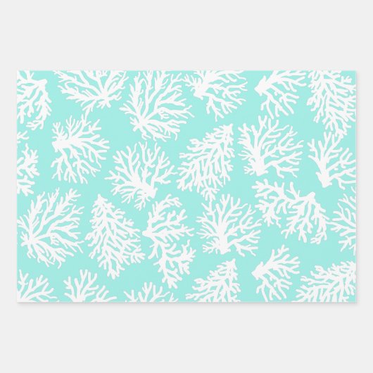 Korallenriffe Sommerstrand Geschenkpapier Set (Vorderseite 2)