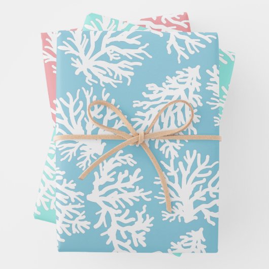 Korallenriffe Sommerstrand Geschenkpapier Set (Beispiel)