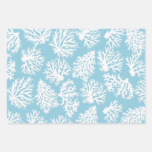 Korallenriffe Sommerstrand Geschenkpapier Set (Vorderseite)