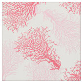 Korallenriffmuster Stoff (Nahaufnahme)