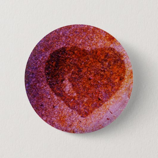 Korallenrosa Button (Vorderseite)