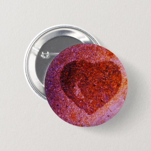 Korallenrosa Button (Vorne & Hinten)