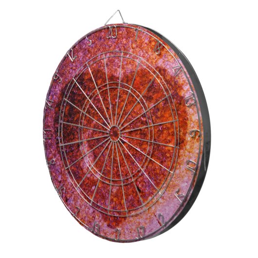 Korallenrosa Dartscheibe (Vorderseite rechts)