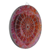 Korallenrosa Dartscheibe (Vorderseite Links)