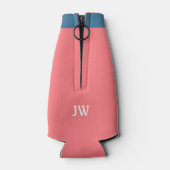 Korallenrosa der 1. Anchor | Benutzerdefiniert Flaschenkühler (Rückseite)