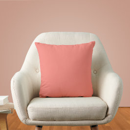 Korallenrosa Farbe Kissen