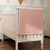 Korallenrosa Fleecedecke