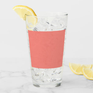 Korallenrosa Glas