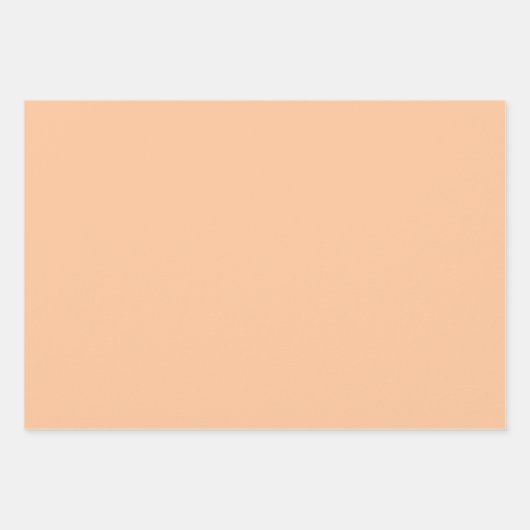 Korallenrosa Golden Solid Farbe Geschenkpapier Set (Vorderseite 2)