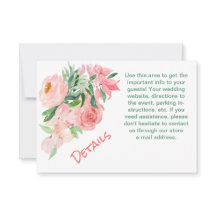 Korallenrosa, grüne Blütenzunge Detail Beipackkart