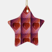 Korallenrosa Keramikornament (Rechts)