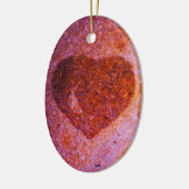 Korallenrosa Keramikornament (Links)