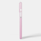 Korallenrosa mit Individuelle Name Case-Mate iPhone Hülle (Rückseite / Links)