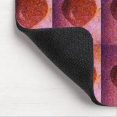 Korallenrosa Mousepad (Ecke)