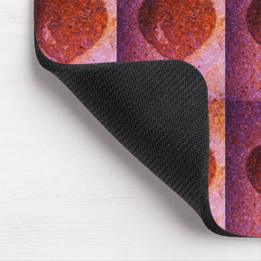 Korallenrosa Mousepad (Ecke)