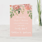 Korallenrosa oder irgendeine Farbe Blumenzehen Einladung (Vorderseite)