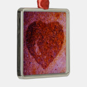 Korallenrosa Ornament Aus Metall (Rechts)