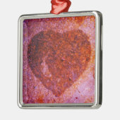 Korallenrosa Ornament Aus Metall (Links)