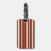 Korallenrosa Reisetasche ID Custom Gepäckanhänger (Rückseite vertikal)