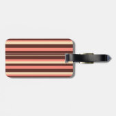 Korallenrosa Reisetasche ID Custom Gepäckanhänger (Rückseite horizontal)