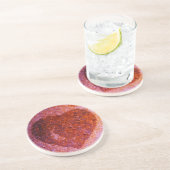 Korallenrosa Sandstein Untersetzer (Seite)