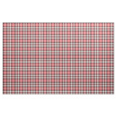 Korallenrosa, Schwarz und Weiß Kariert Stoff (Fat Quarter (45,7 x 55,9 cm))