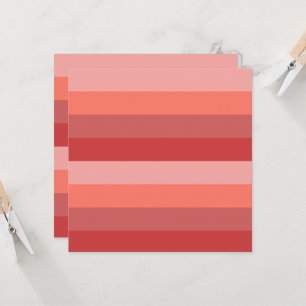 Korallenrosa Streifen Karte