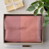 Korallenrosa Streifen Seidenpapier (Geschenk)