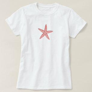 Korallenrosa T-Shirt