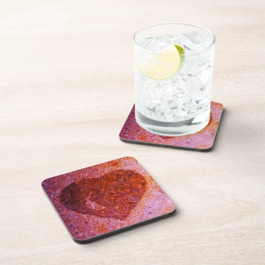 Korallenrosa Untersetzer (Rechte Seite)