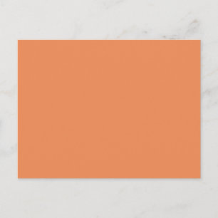 Korallenrosa Vollfarben, angepasst Postkarte