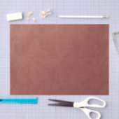 Korallenrost Orangefarbene Farbe Minimal Elegante Seidenpapier (Handwerk)