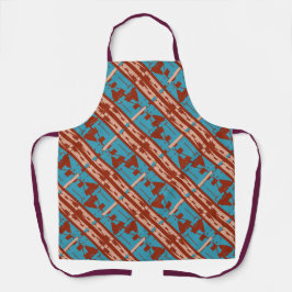 Korallenrost Rost Slanted Mediterrane Tile Schürze