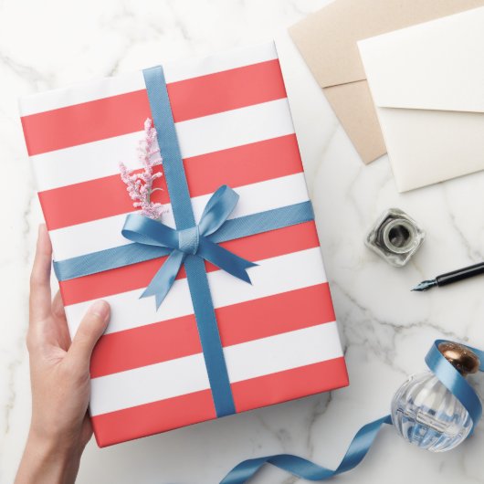 Korallenrot Geschenkpapier (Schenken)