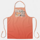 Korallenrot Ihre Meinung nicht Teil des Rezept Schürze (Vorderseite)