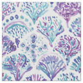 KORALLENROTE CAMOUFLAGE mystische lila Stoff (Nahaufnahme)