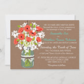 Korallenrote Einladung (Vorderseite)