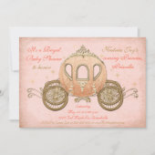 Korallenrote Einladungen (Vorderseite)